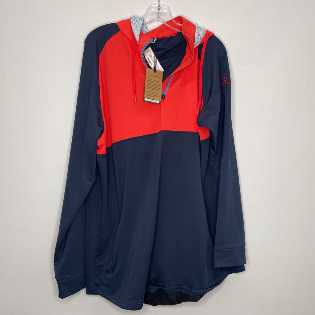 Athletic Tops Men's 2XL Navy/coral