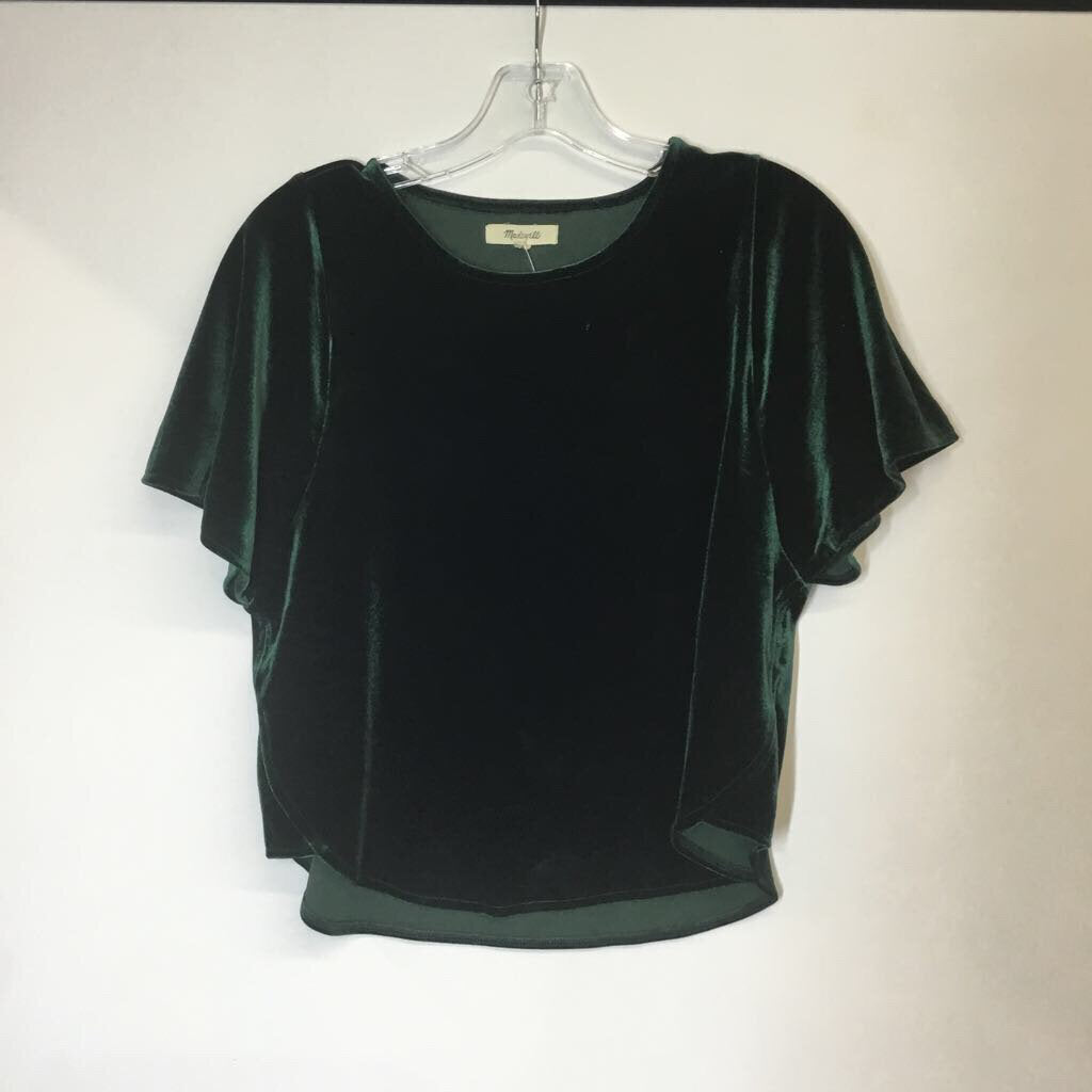 Madewell Clothing Shirt XS Green Velvet