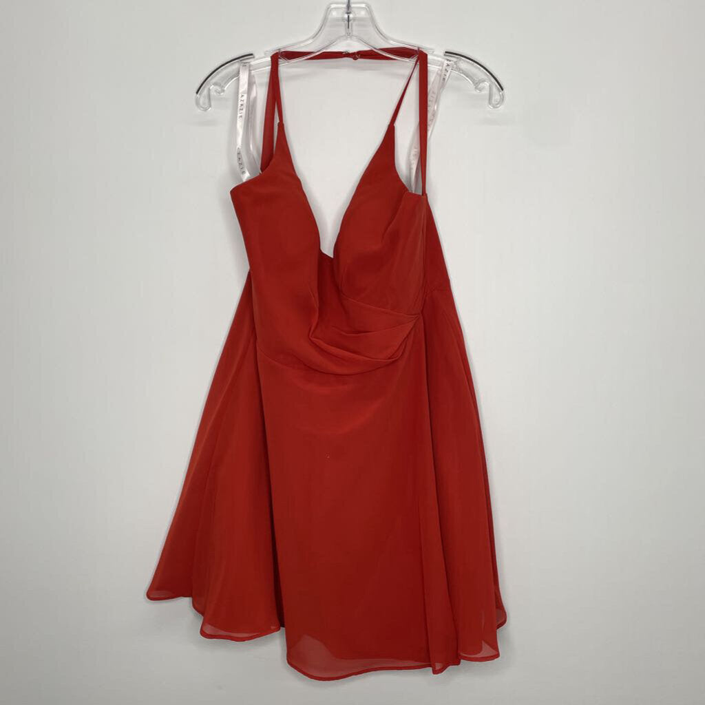 Azazie Formal Wear 14/L Rust Red