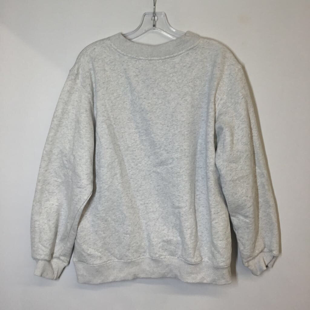 White Fox Sweatshirt M/L Gray