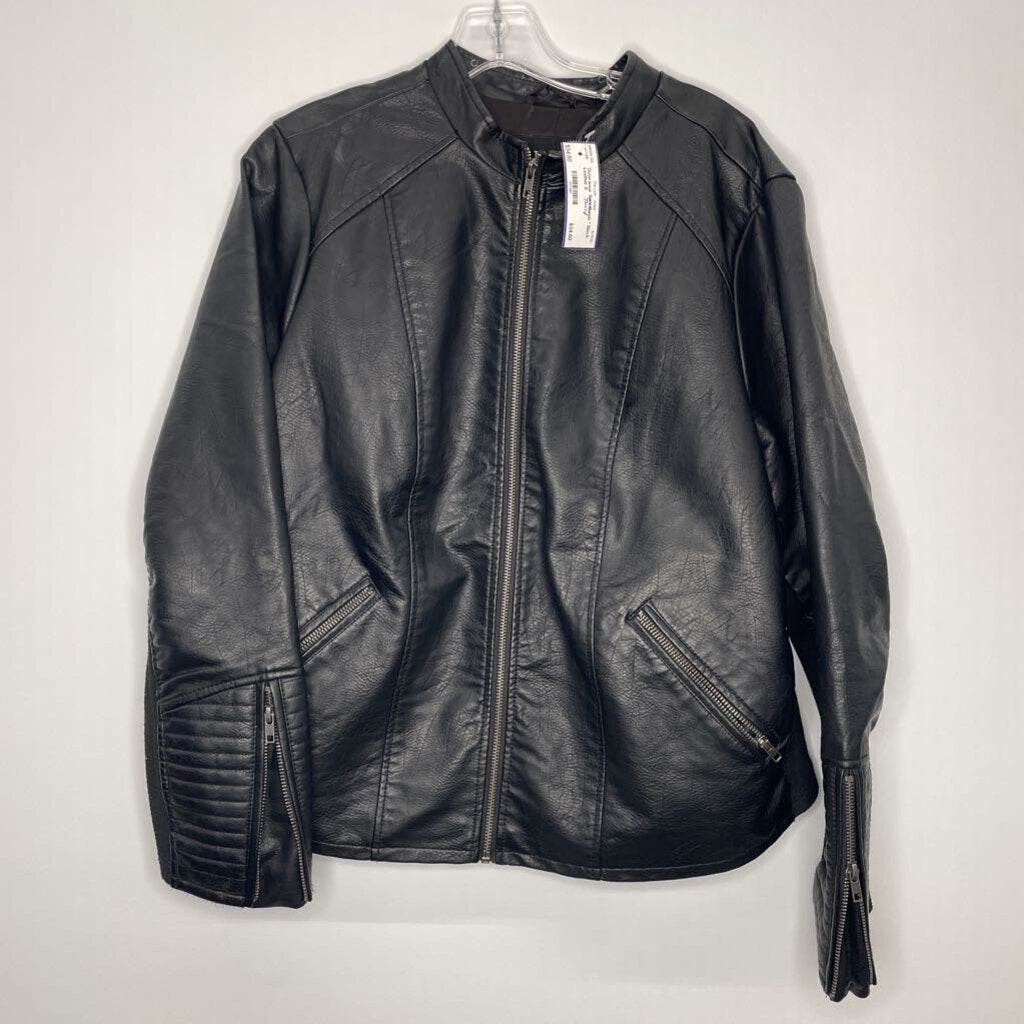 Torrid Outerwear S Black Leather
