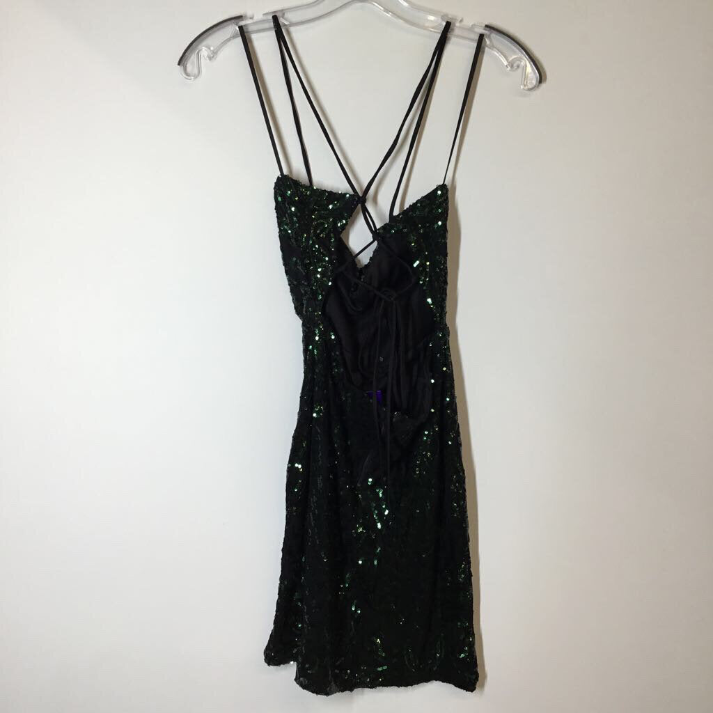 Windsor Homecoming Dress S Black/Green