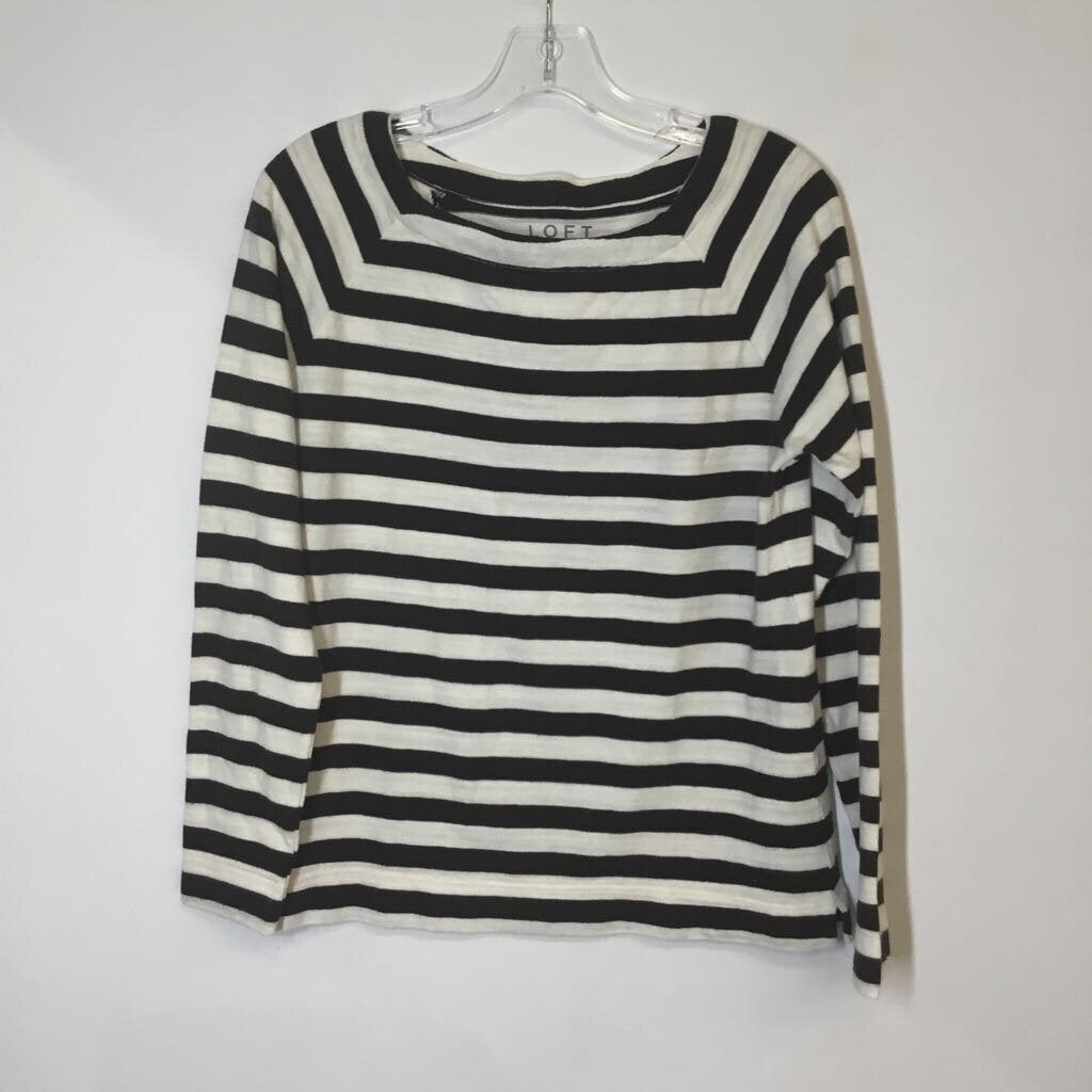 Loft Long Sleeve S Brown/White