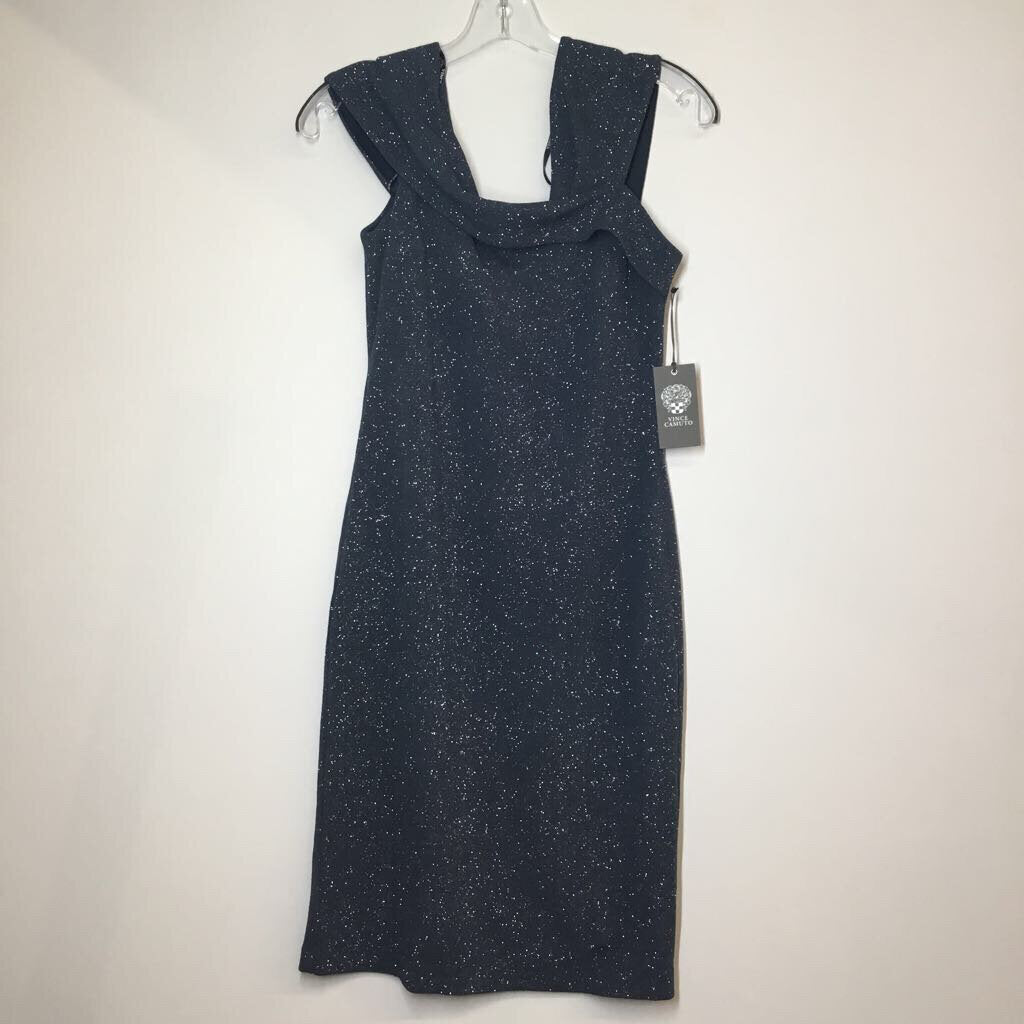 Vince Camuto Dress M Blue/Shimmer