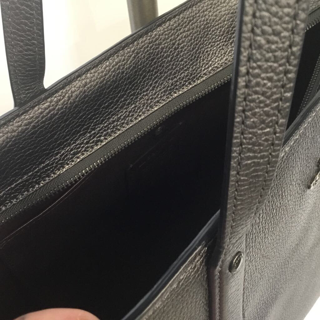 Coach Purses Tote Gun Metal