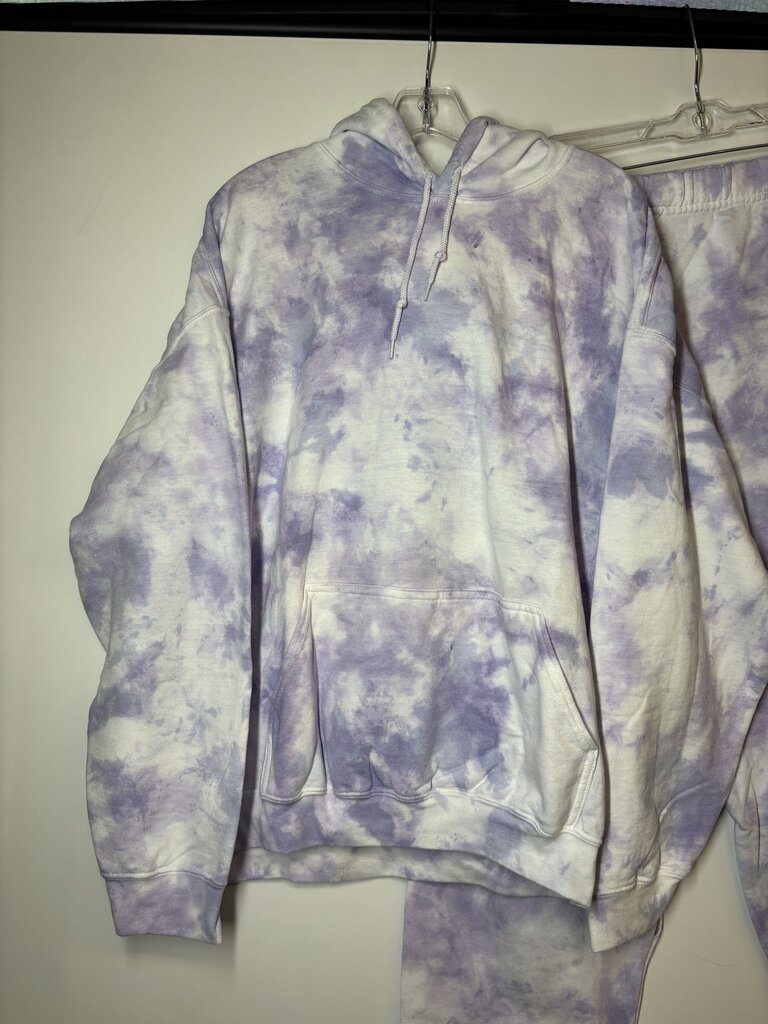 Gildan Outfit M Purple Tie Dye