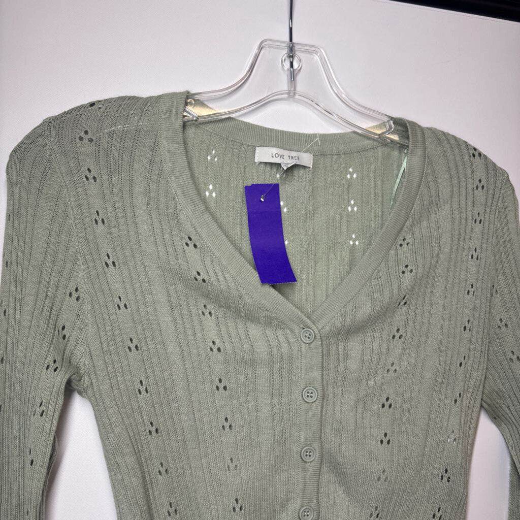 Love Tree Long Sleeve M Green