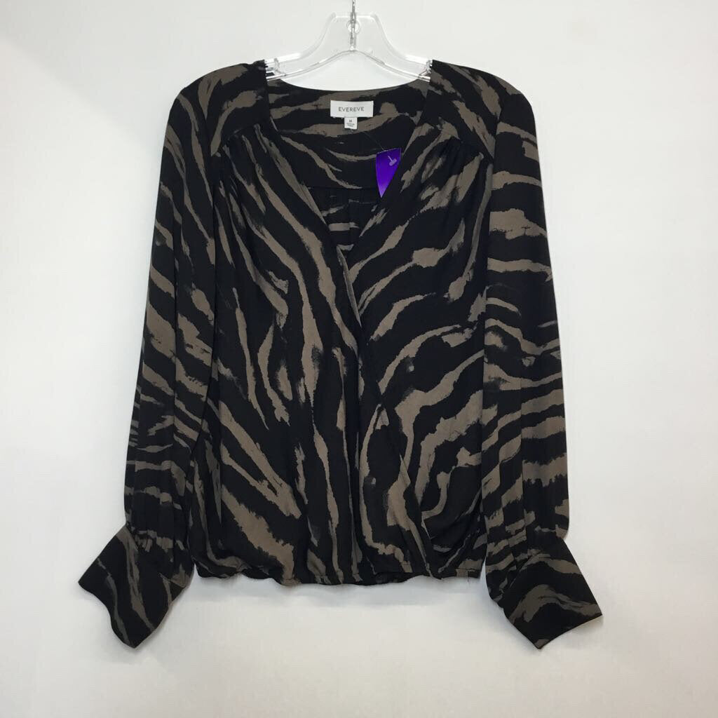 Evereve Clothing Long Sleeve M Black/Brown