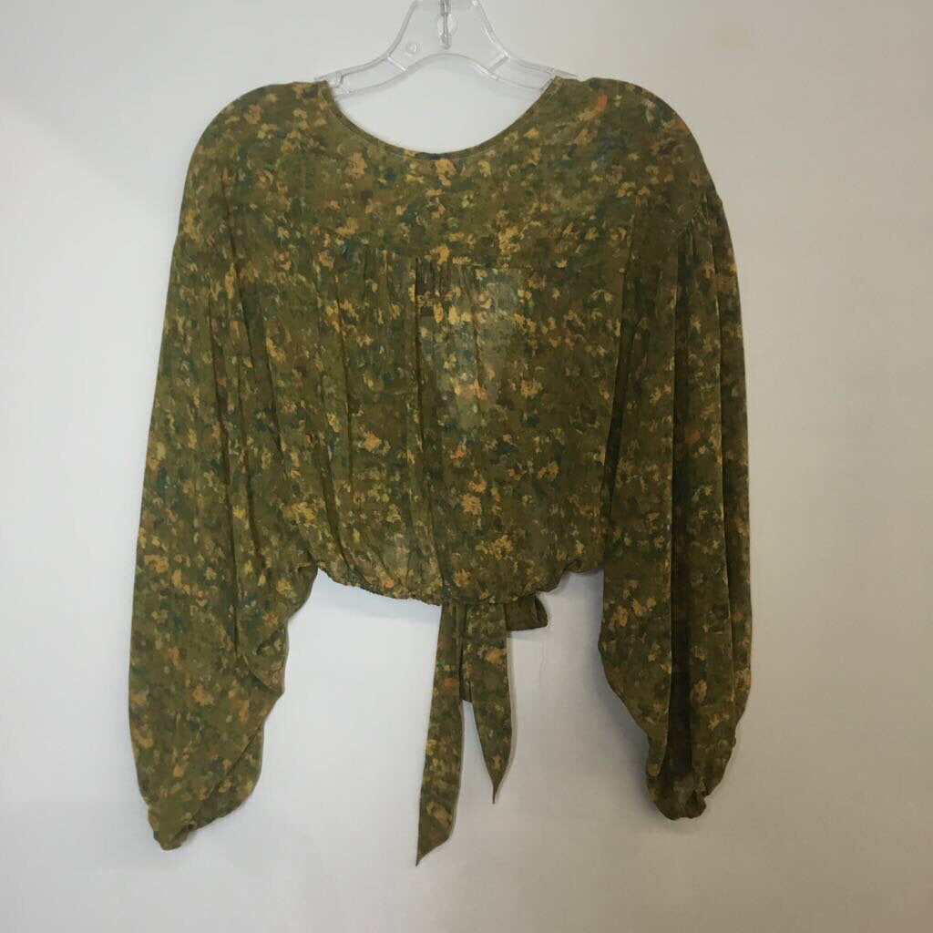 Free People Cardigan L Green