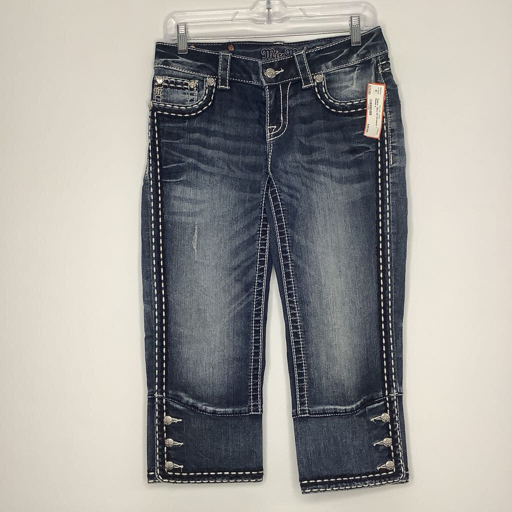 Miss Me Designer Capris 4 Denim