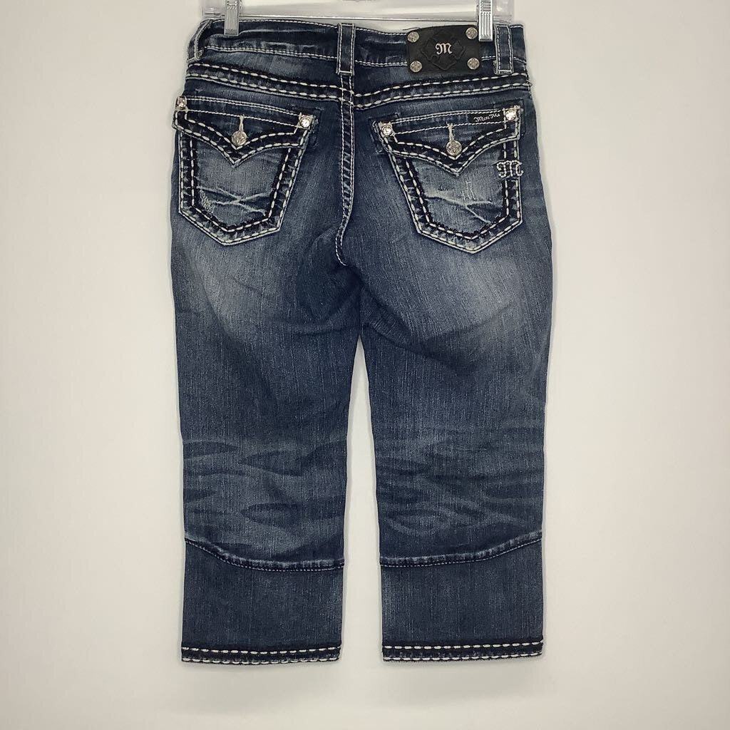 Miss Me Designer Capris 4 Denim