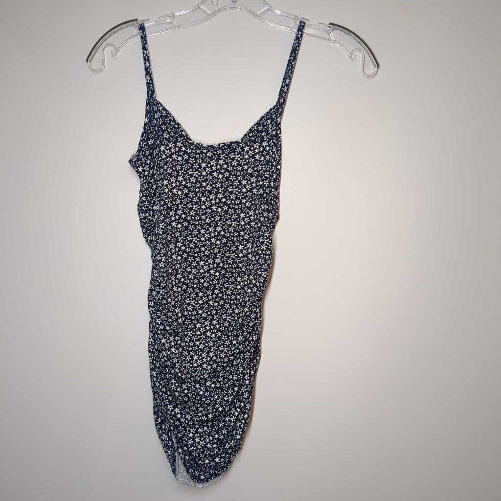 Windsor Homecoming Dress M Navy/White/Floral