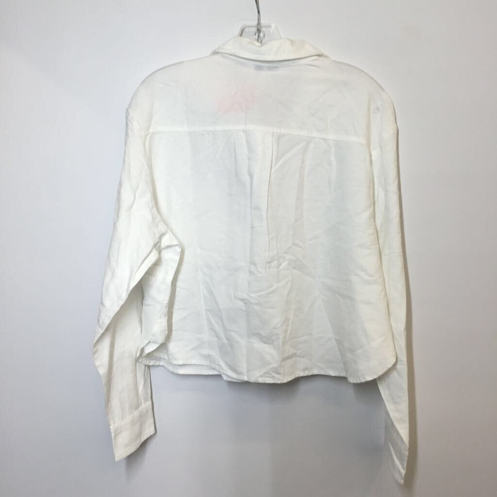 Old Navy Long Sleeve L White