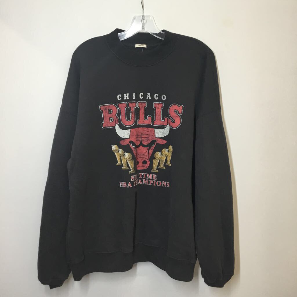 Abercrombie & Fitch Long Sleeve L Grey/Red