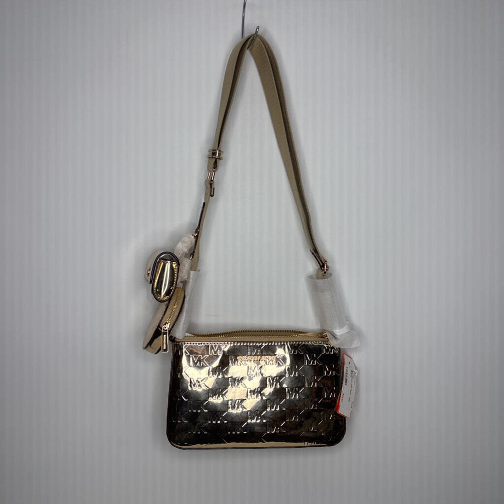Michael Kors Purse Bag Gold Metallic