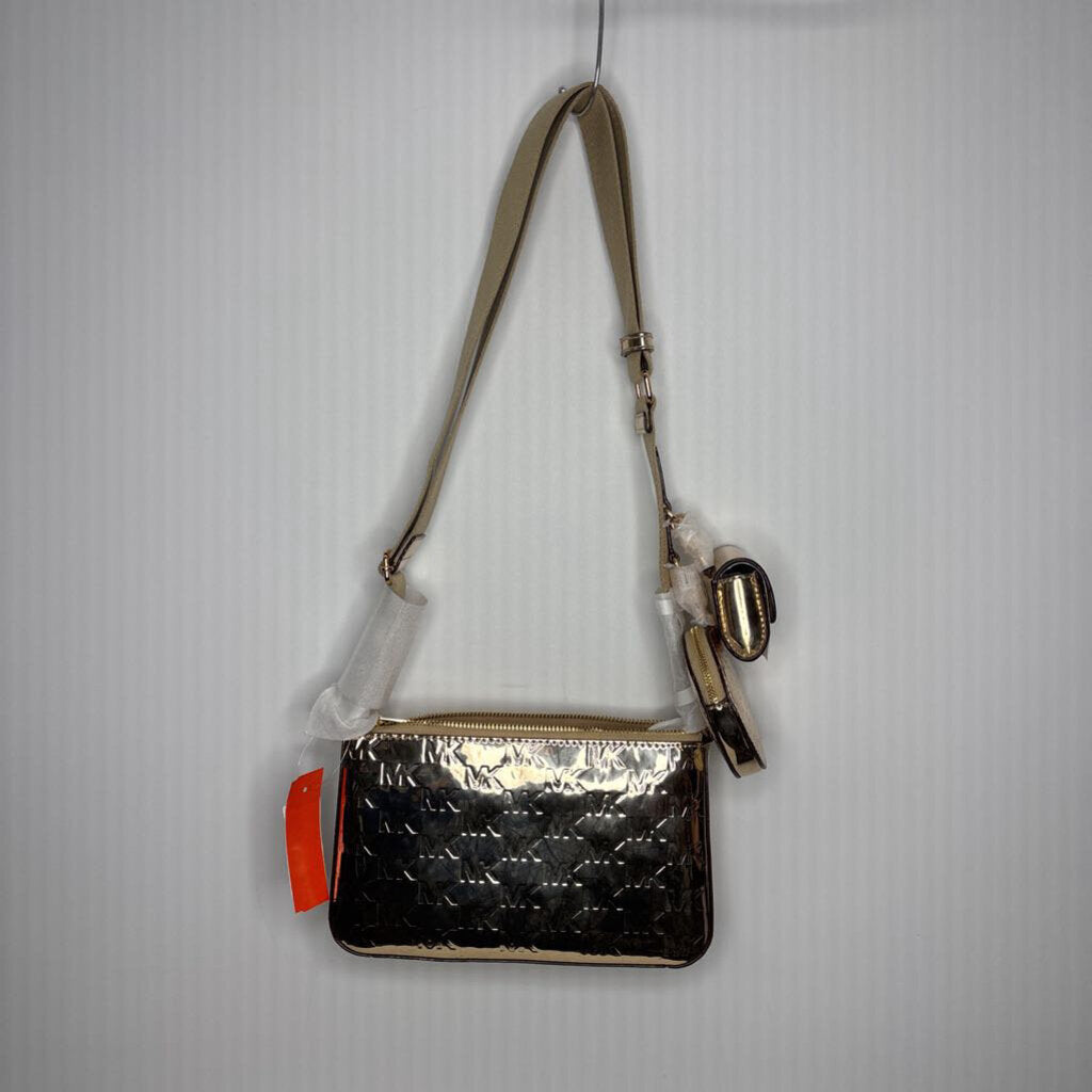 Michael Kors Purse Bag Gold Metallic