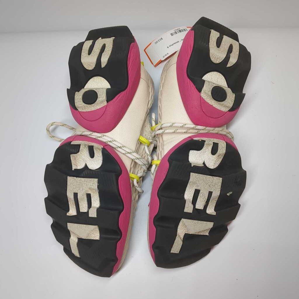 Sorel Shoes 8 White/Pink