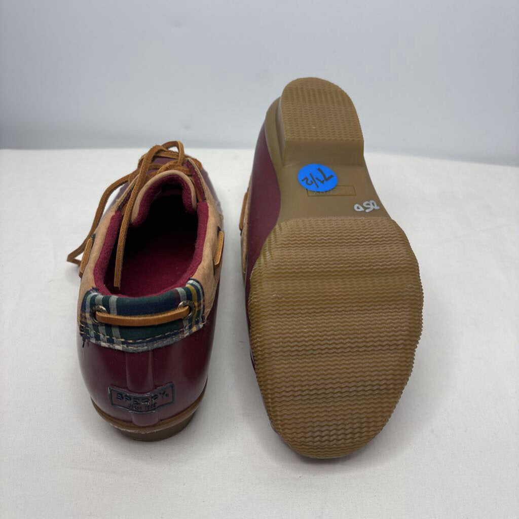 Sperry Shoes 7.5 Maroon