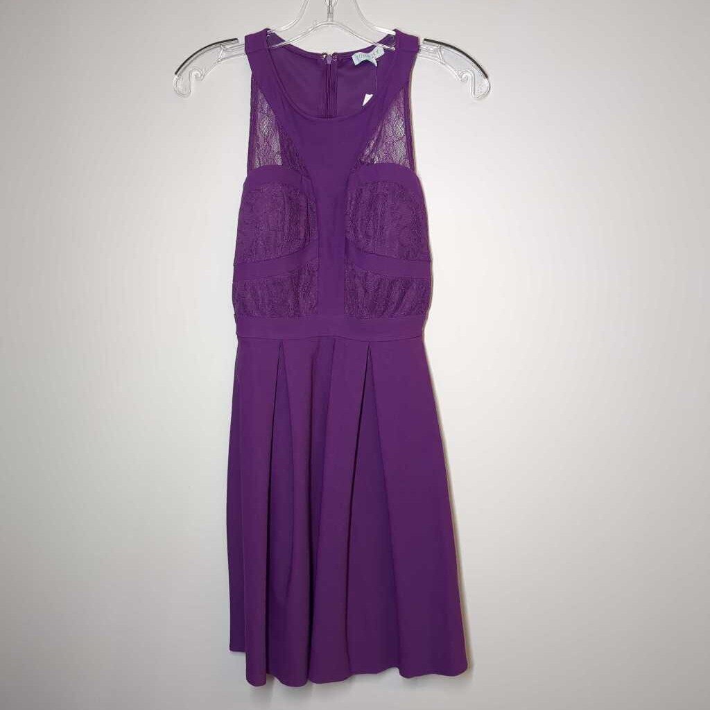 Jun & Ivy Homecoming Dress S Purple