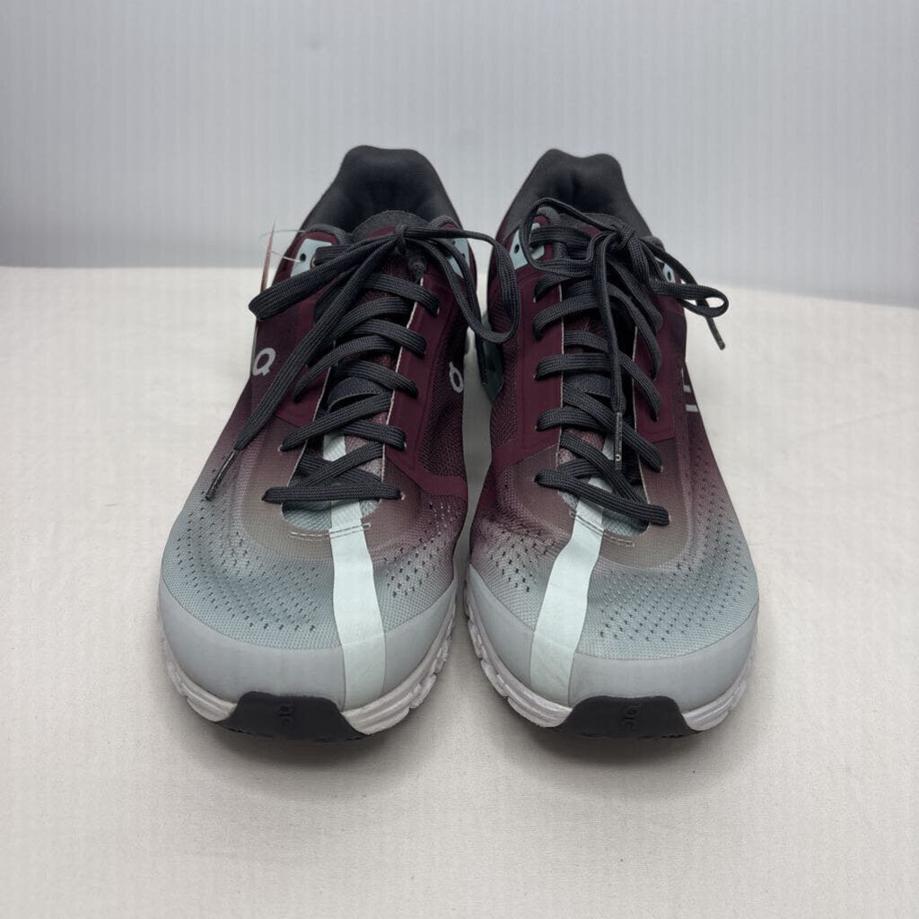 On Cloud Shoes 10 Burgundy/Seafoam