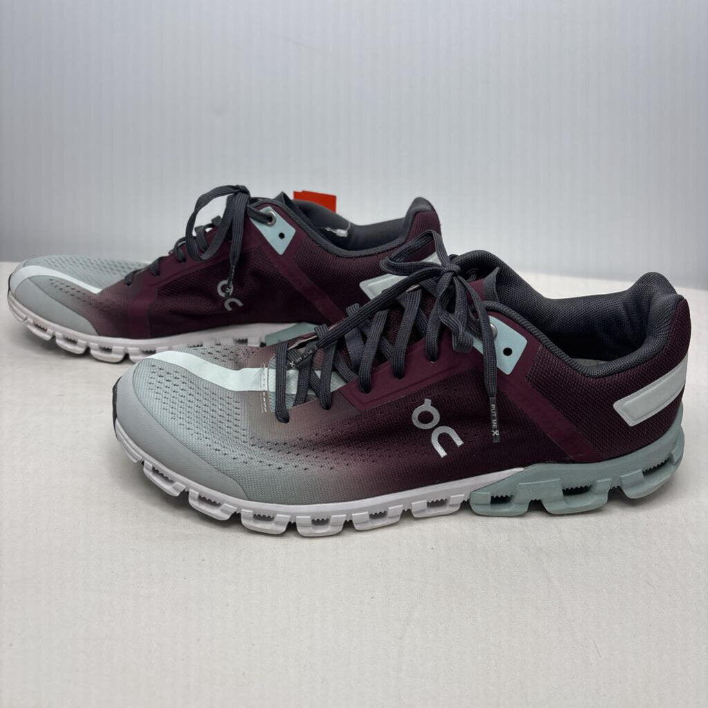 On Cloud Shoes 10 Burgundy/Seafoam