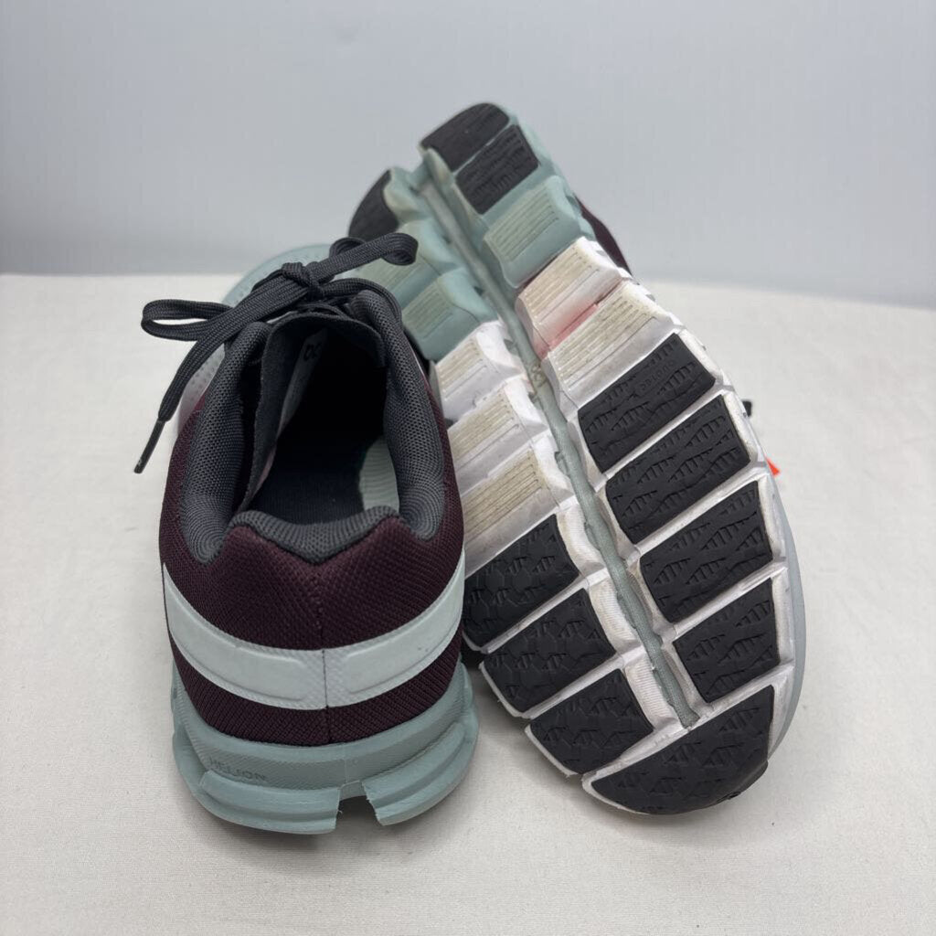 On Cloud Shoes 10 Burgundy/Seafoam