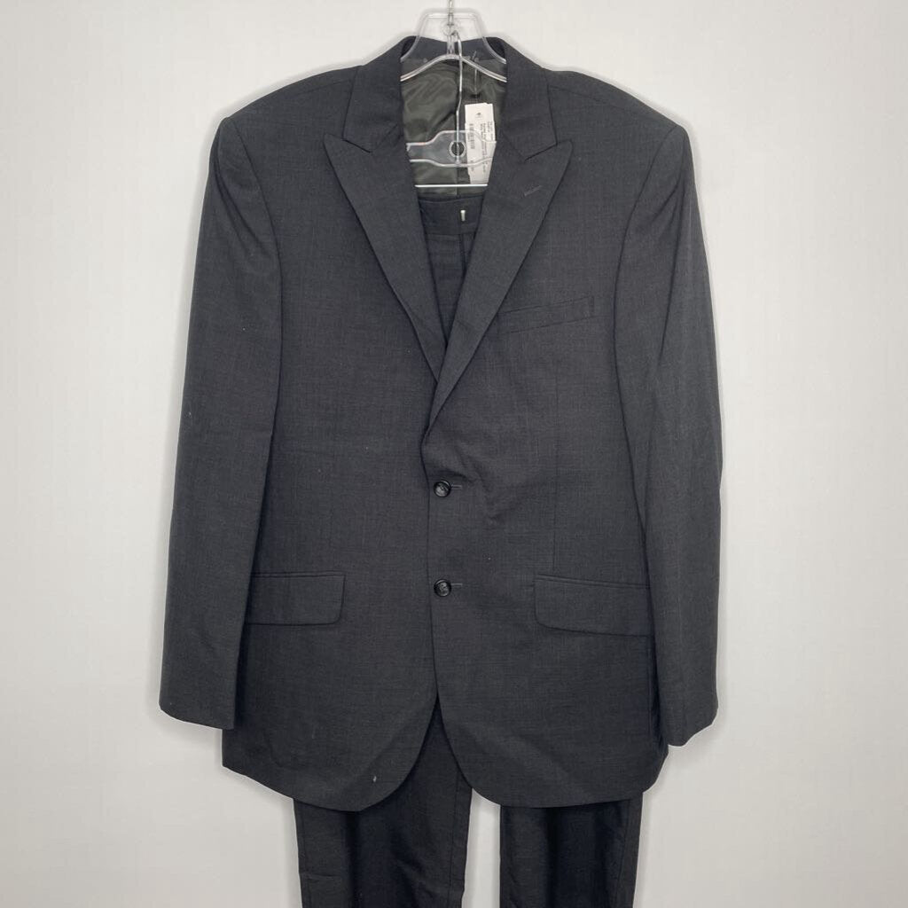 Claiborne Formal Wear Men's Jacket 42R/Pants 36x30 Dark Gray