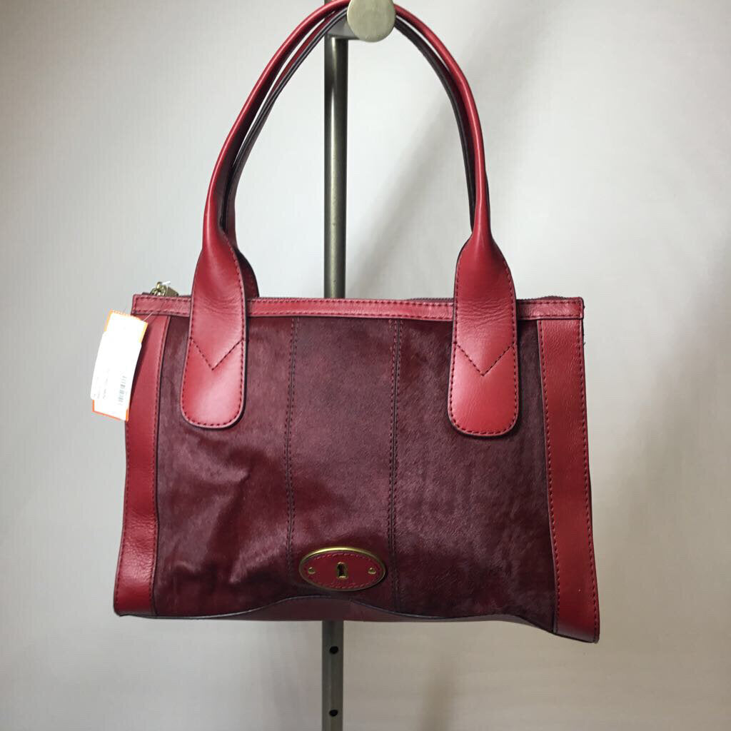 Fossil Purses Tote Red
