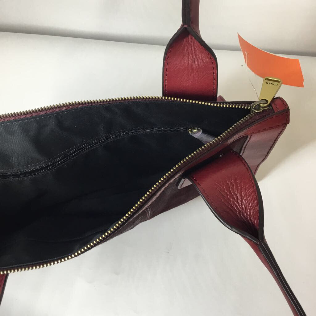 Fossil Purses Tote Red
