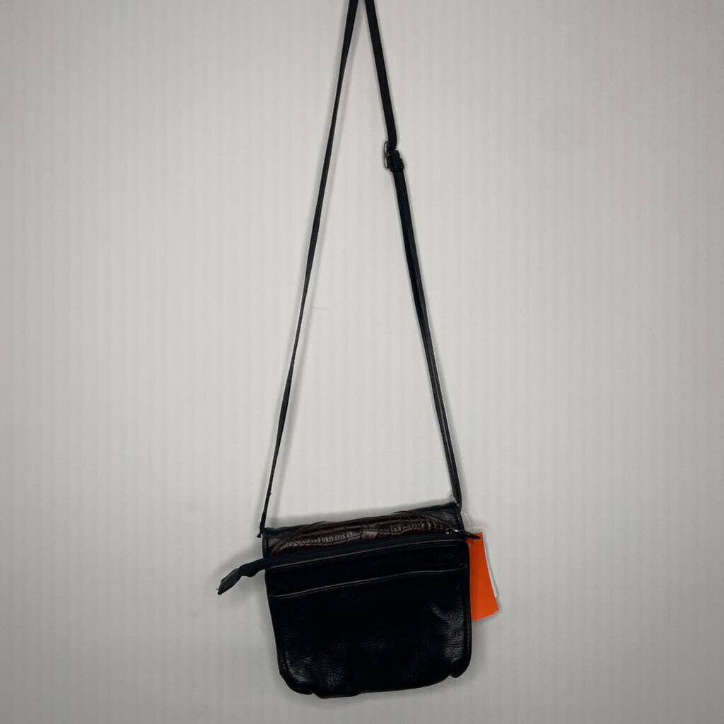 Brighton Purses Small Crossbody Black/Silver
