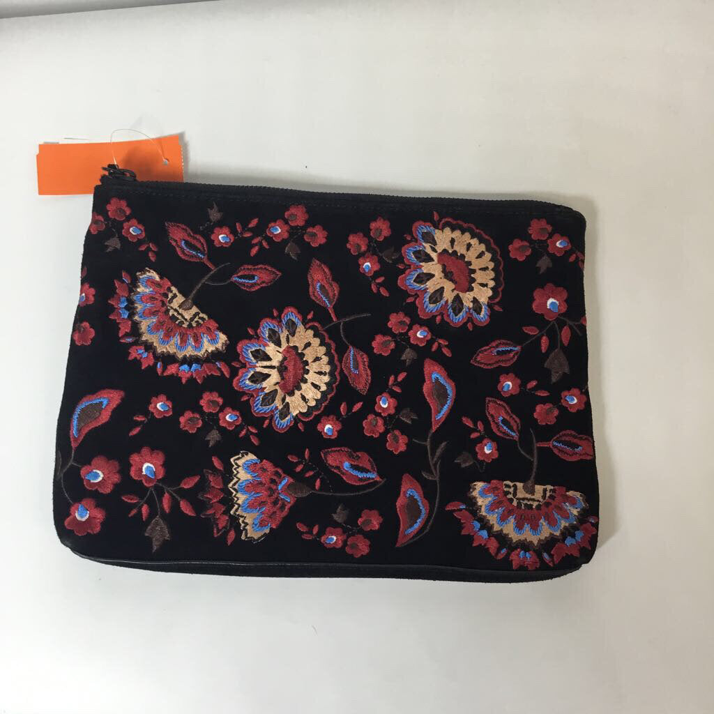 Purses Black/Red Floral