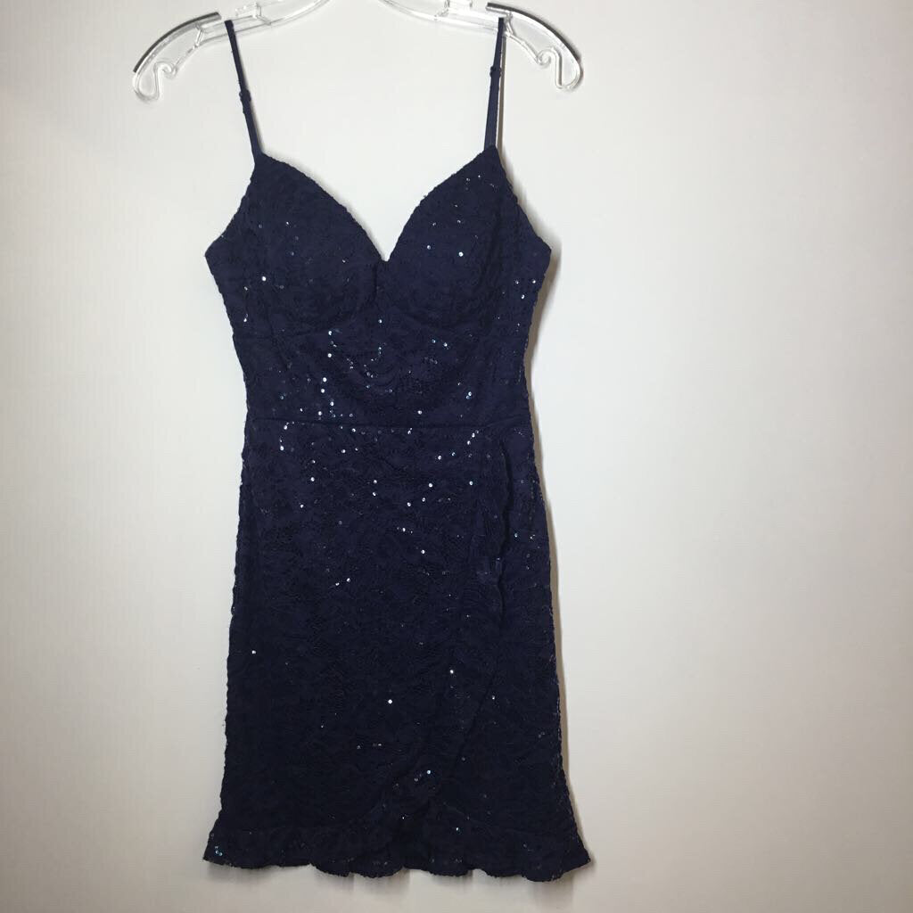 B. Darlin Homecoming Dress S 3/4 Navy