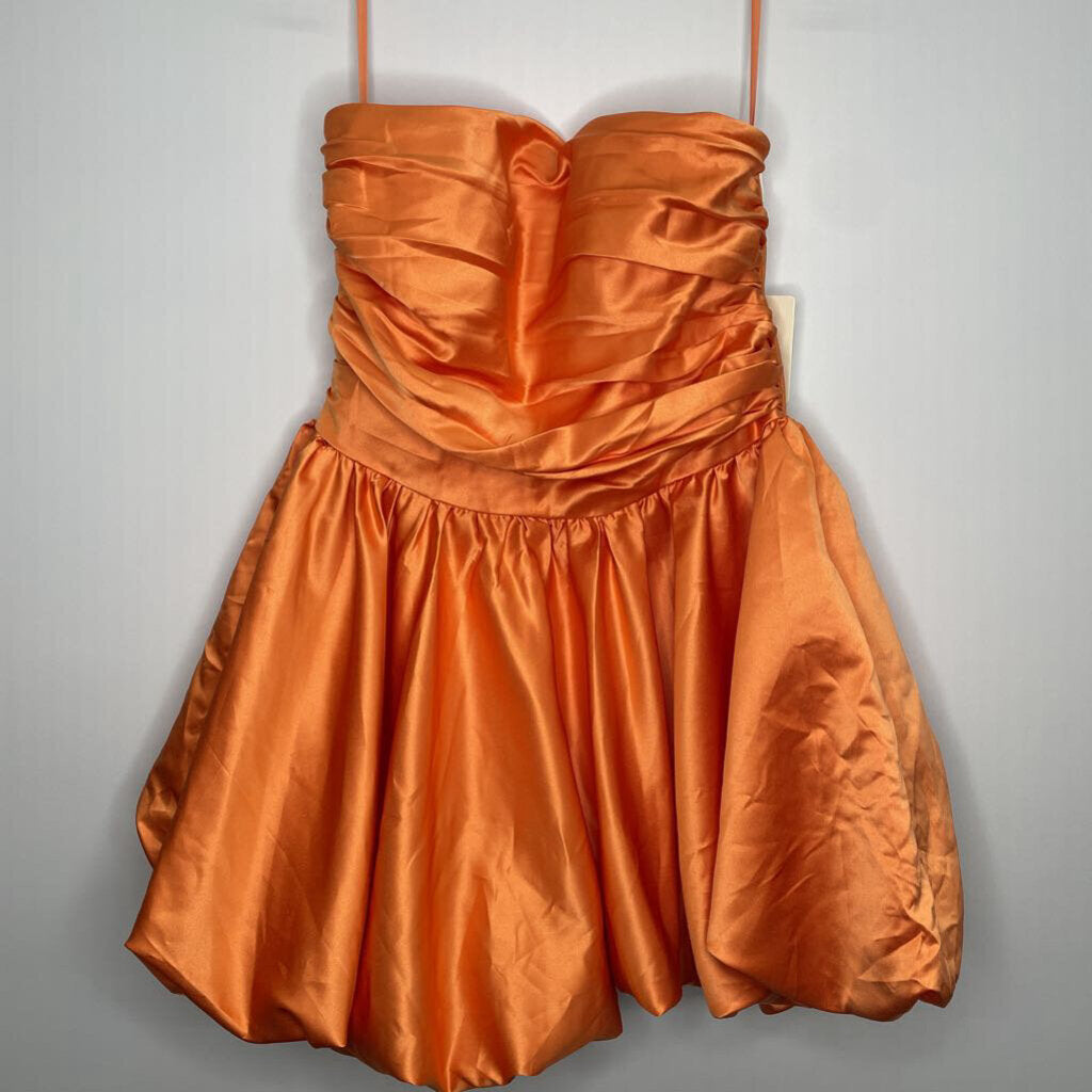 Homecoming Dress 14 Orange