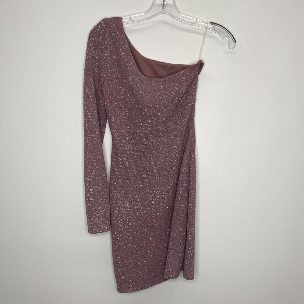 Homecoming Dress XS Mauve/Silver