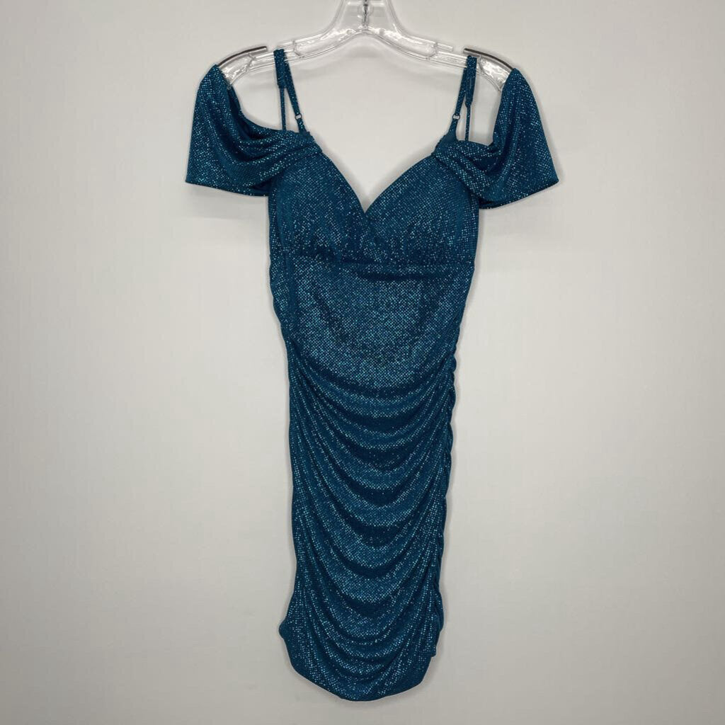 B. Darlin Homecoming Dress S Teal Blue