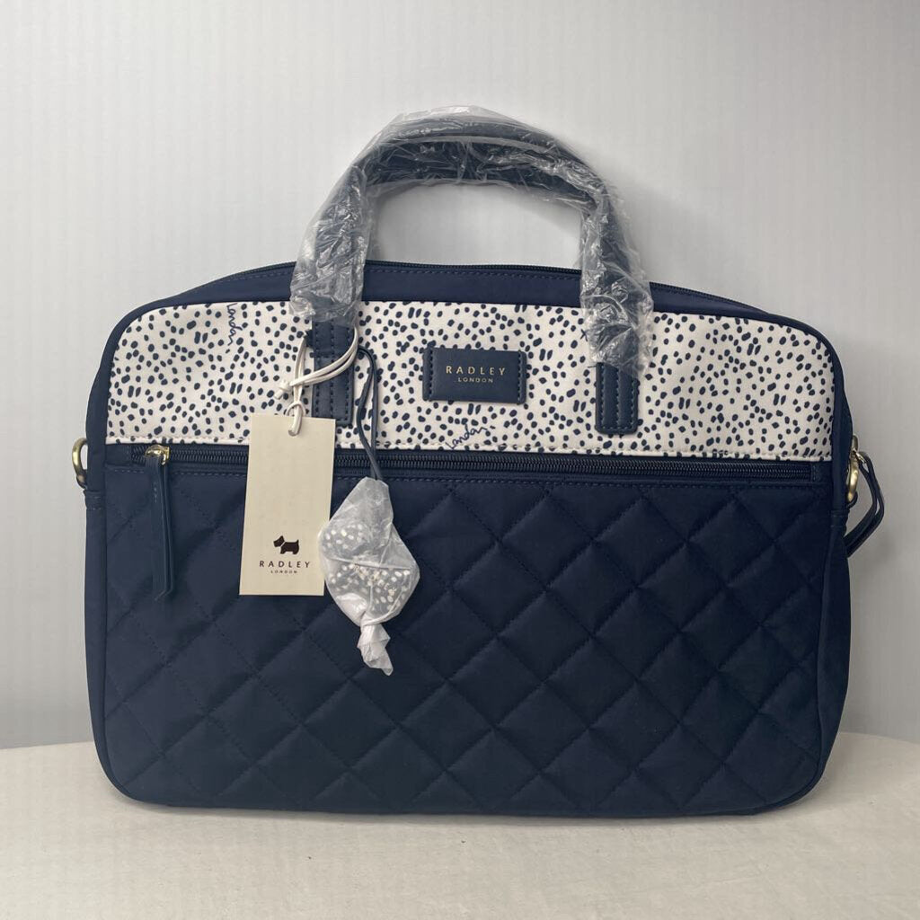 Bag w/crossbody strap Navy/White