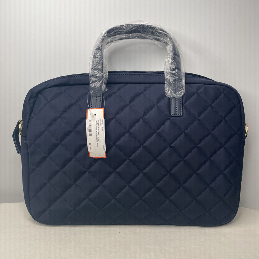 Bag w/crossbody strap Navy/White