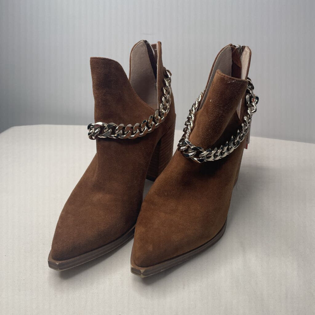 Steve Madden Boots 7.5 Brown/Gold