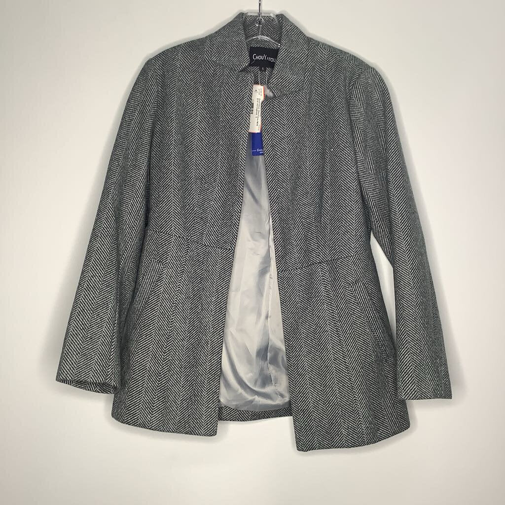 ChouYatou Outerwear S B/W Herringbone