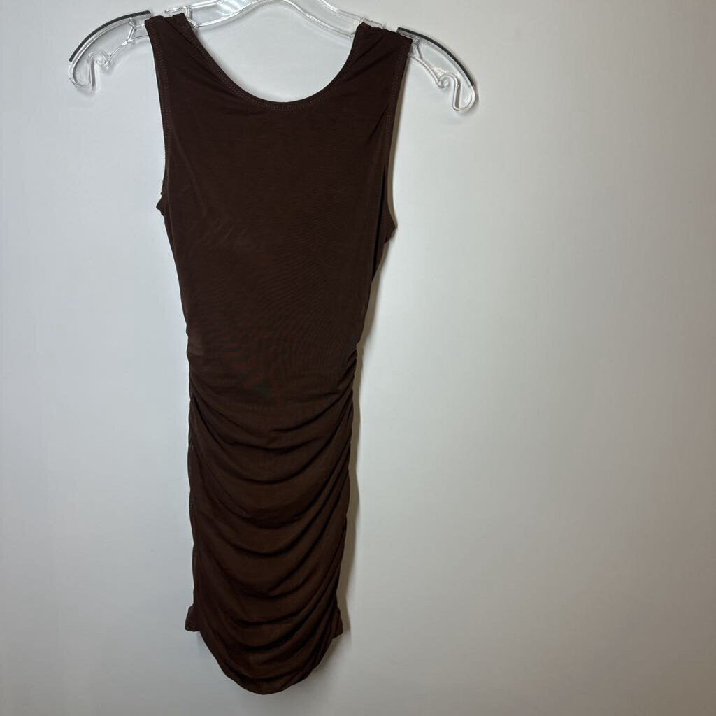 Edikted Homecoming Dress XS Brown