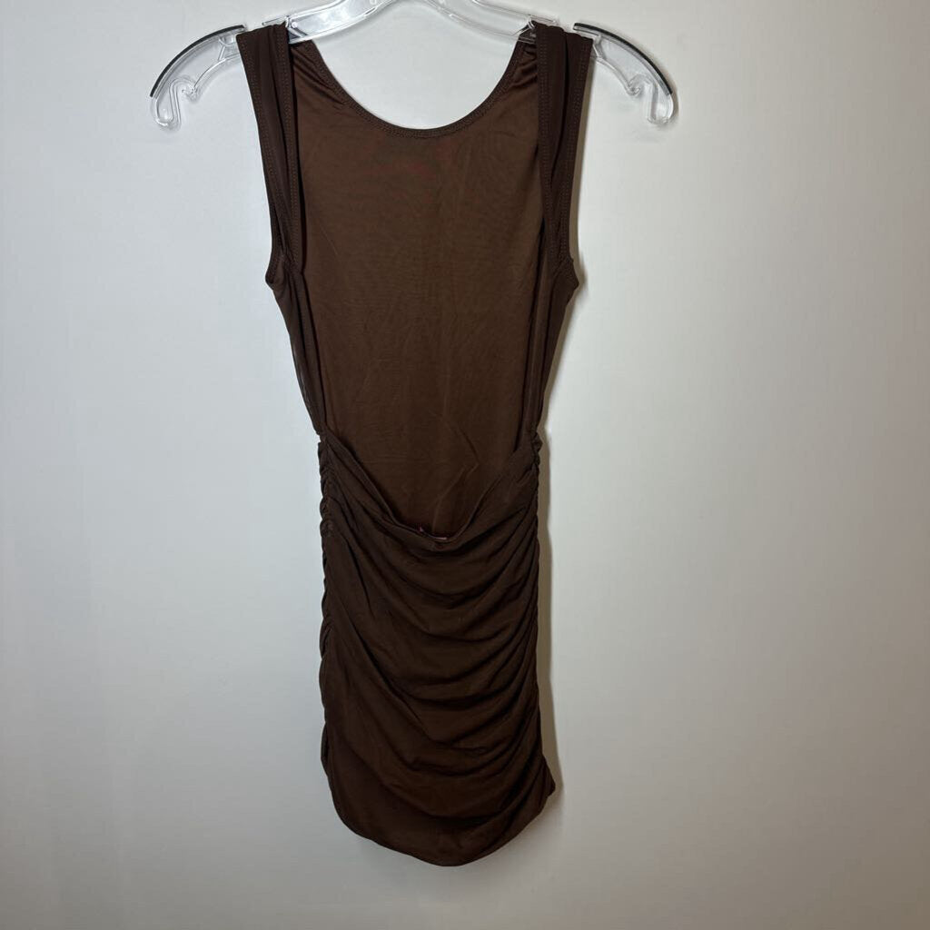 Edikted Homecoming Dress S Brown