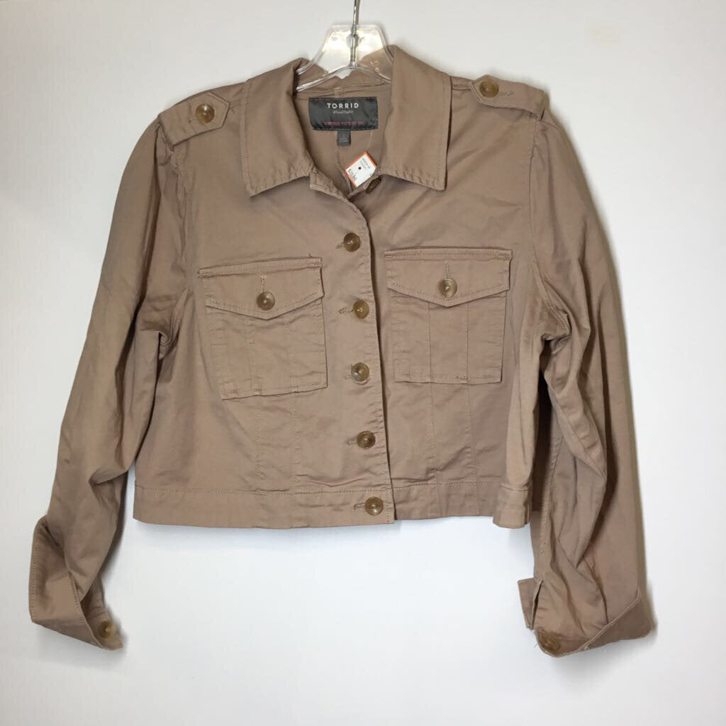 Torrid Outerwear 0X Plus Tan