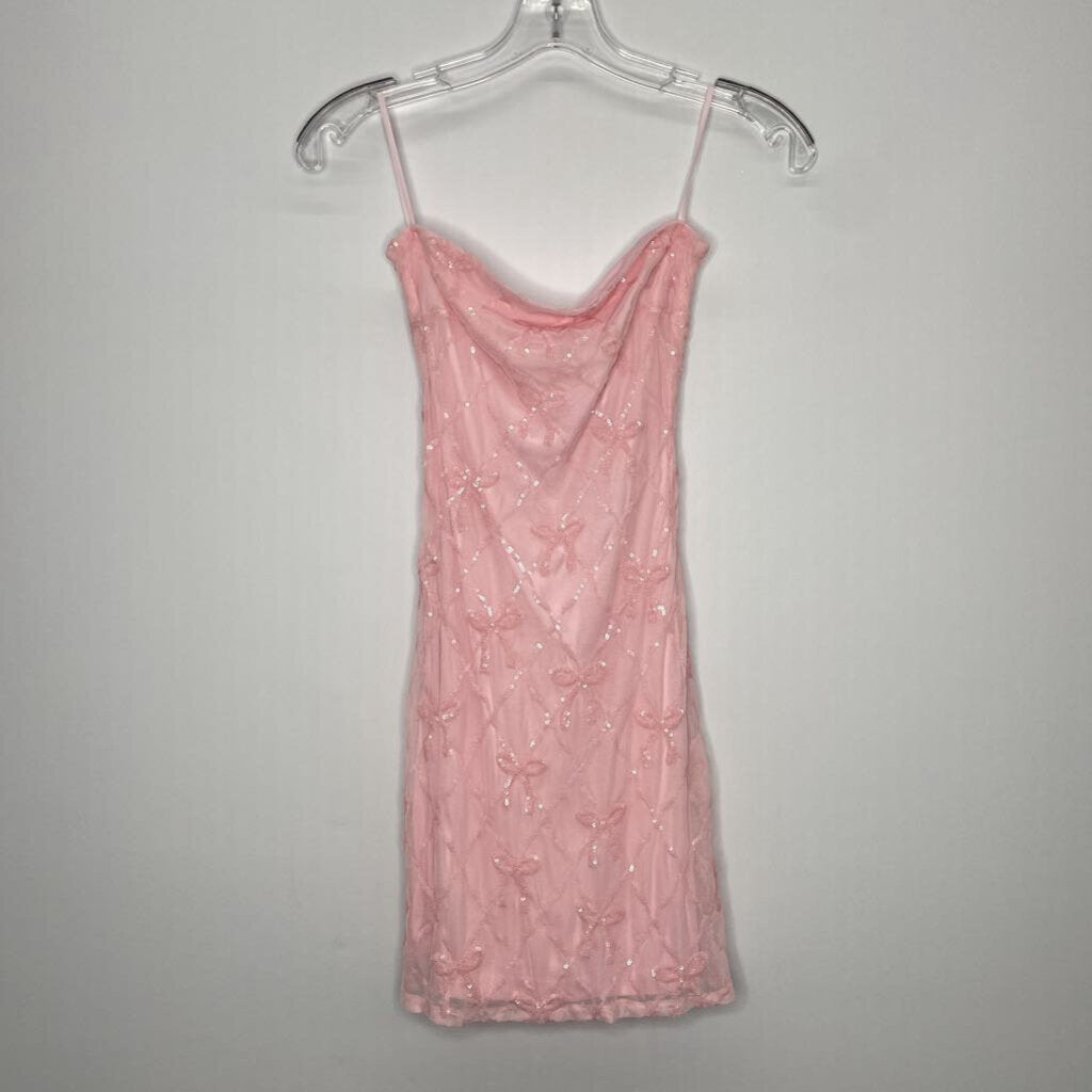 Windsor Homecoming Dress XXS Pink/Bows