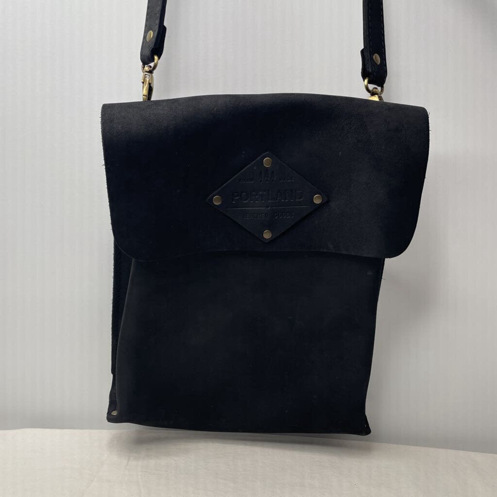 Portland Leather Goods Purses Hawkeye Satchel Black