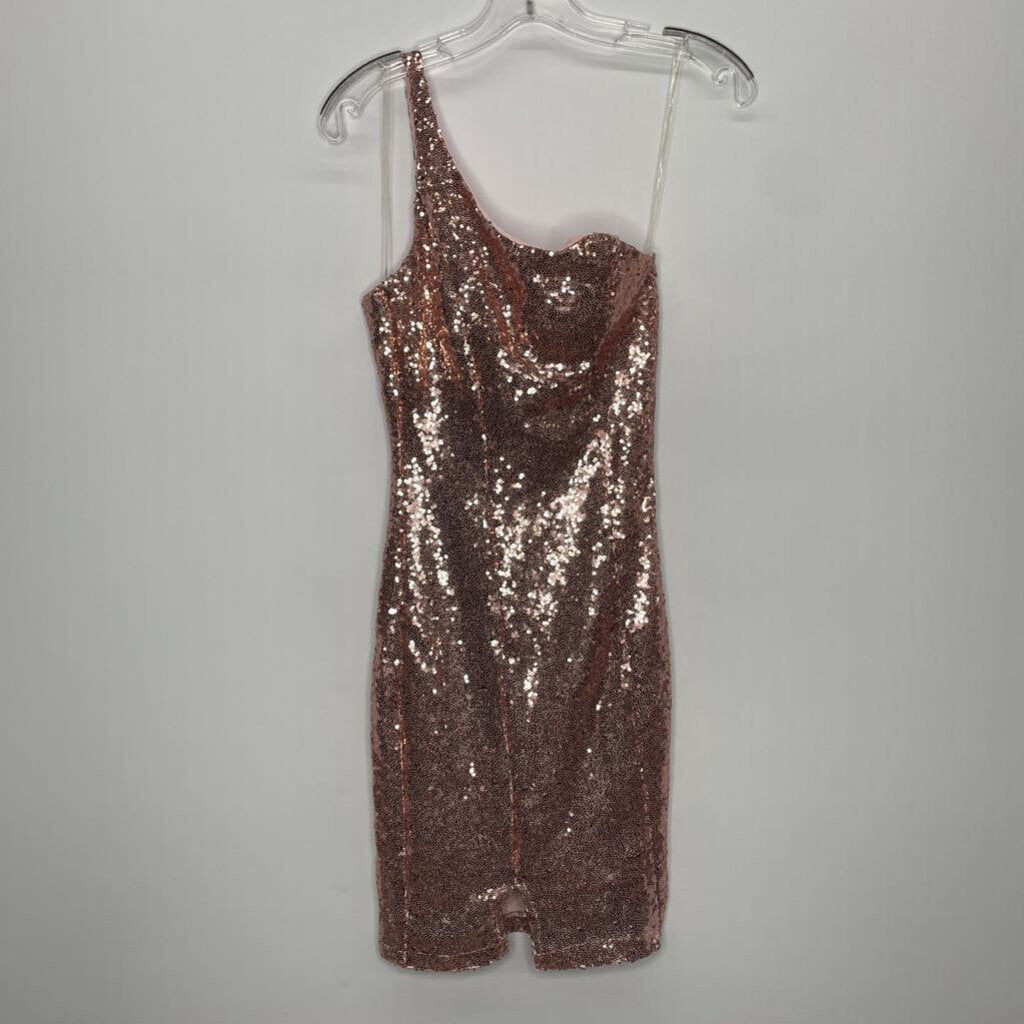 Emerald Sundae Homecoming Dress S Pink Sequin