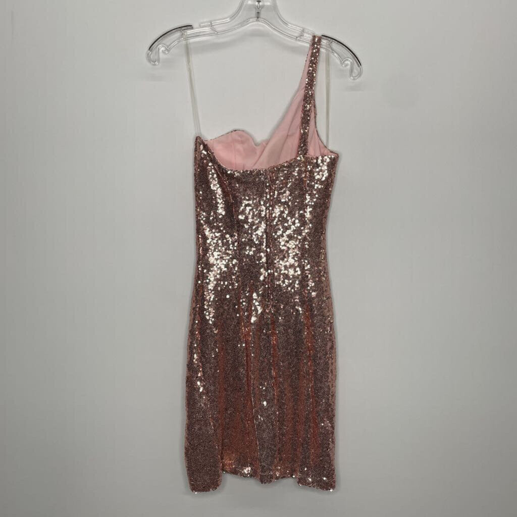 Emerald Sundae Homecoming Dress S Pink Sequin