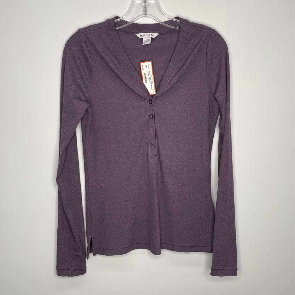 Athleta Athletic Tops S Purple