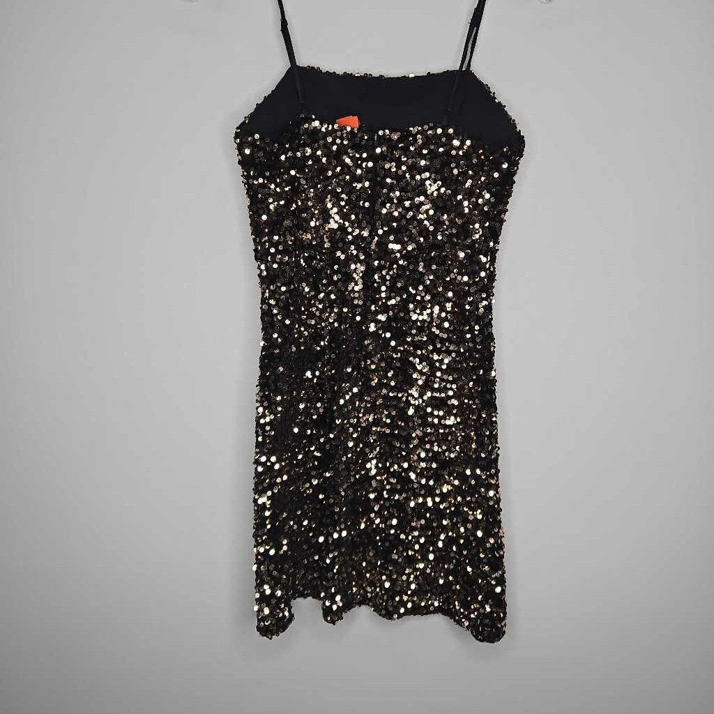 Crystal Doll Dress S Black/Gold