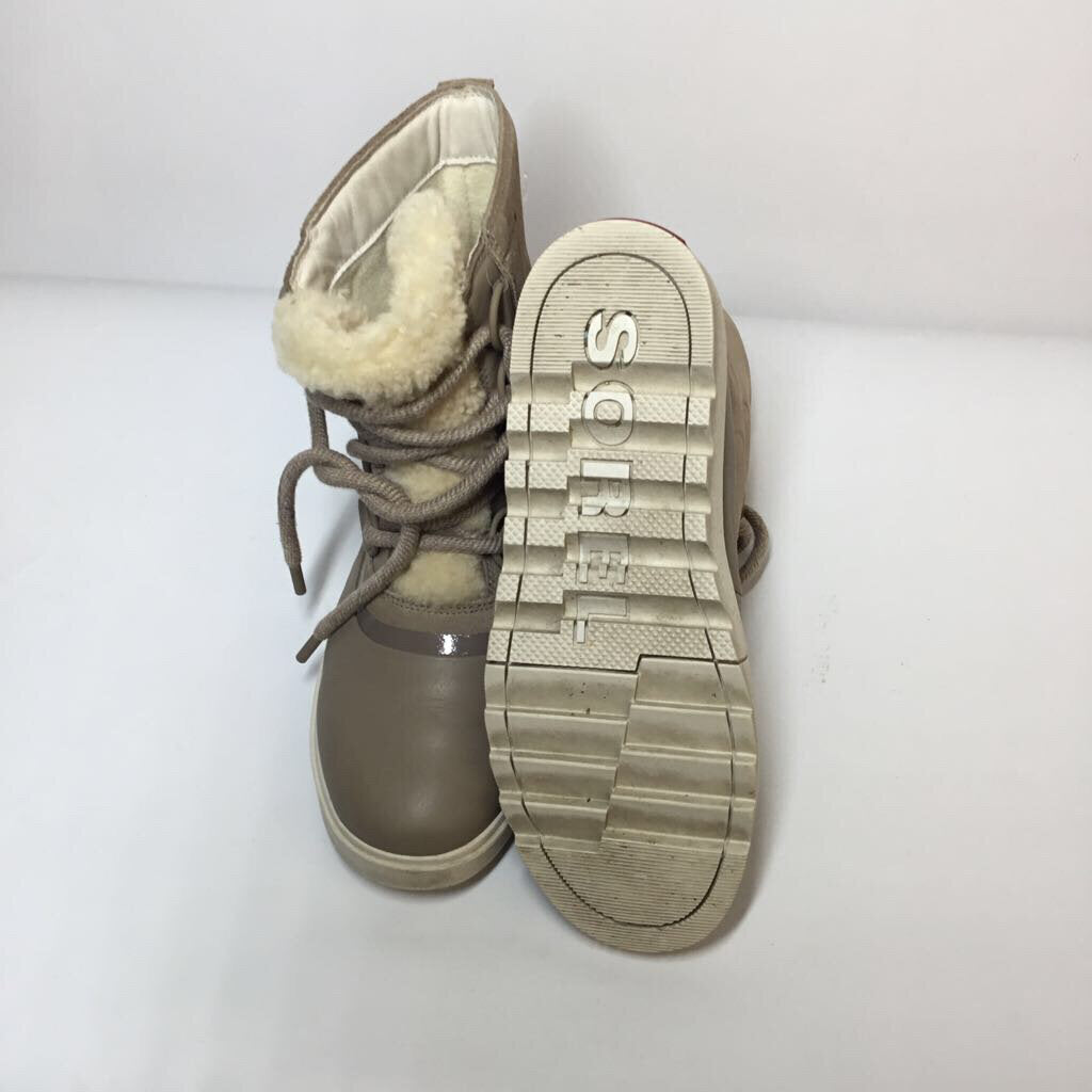 Sorel Boots 8 Taupe/Cream