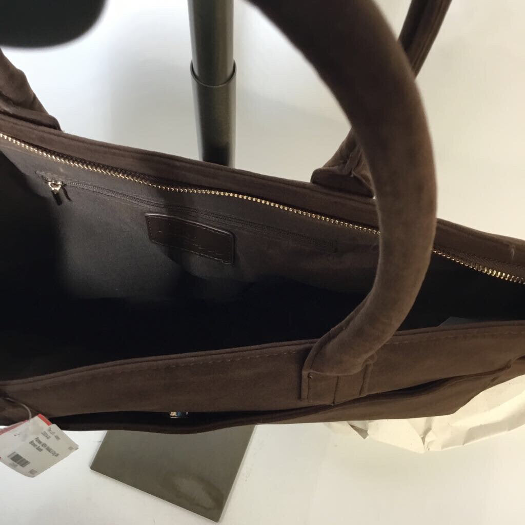 Purses Brown Suede